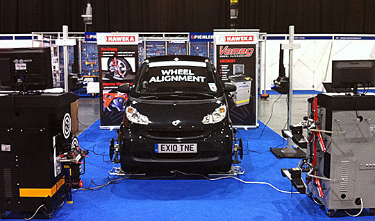 Vamag New Dimension 3D wheel alignment system at Mechanex